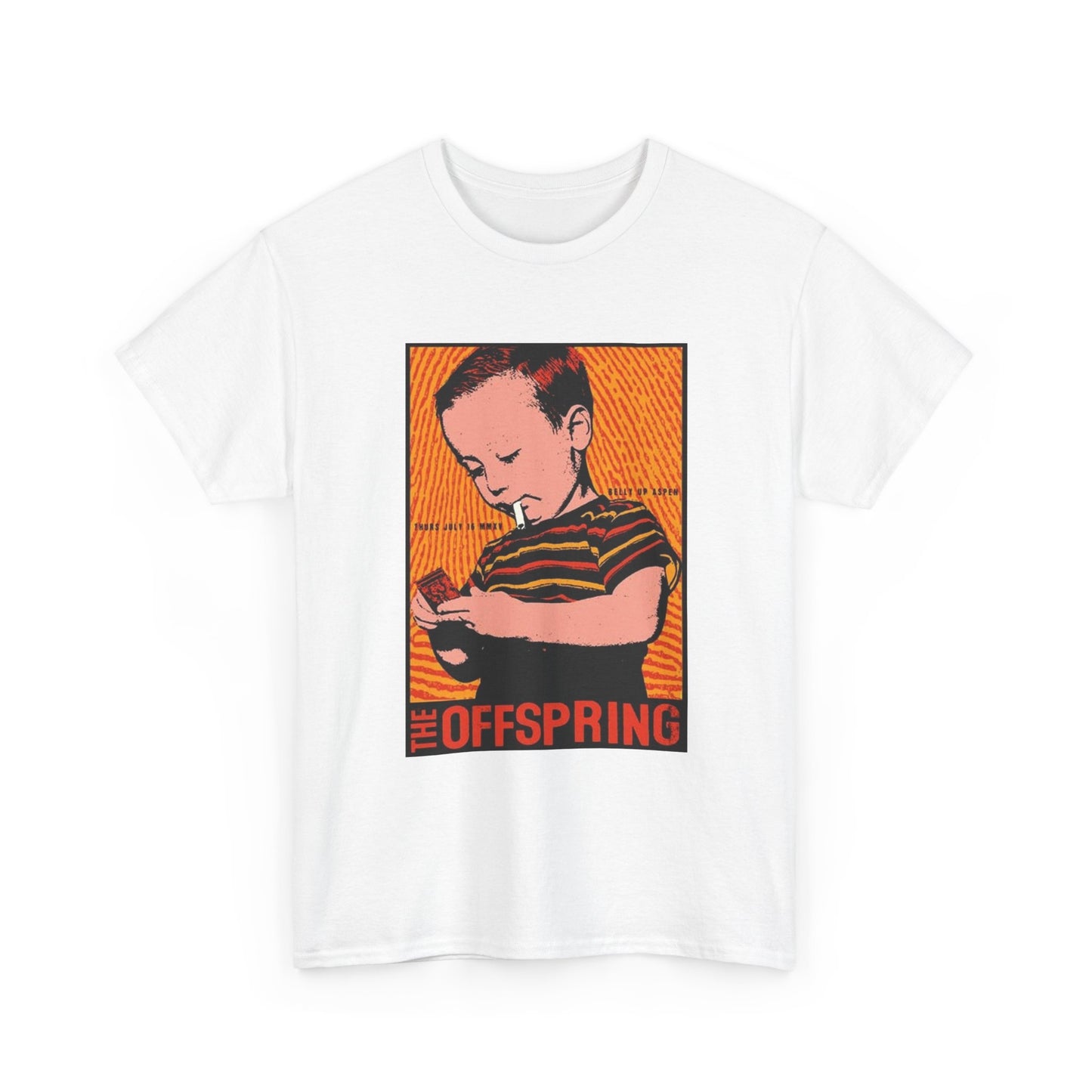 The offspring shirt vintage art retro cigarette band rock Unisex Heavy Cotton