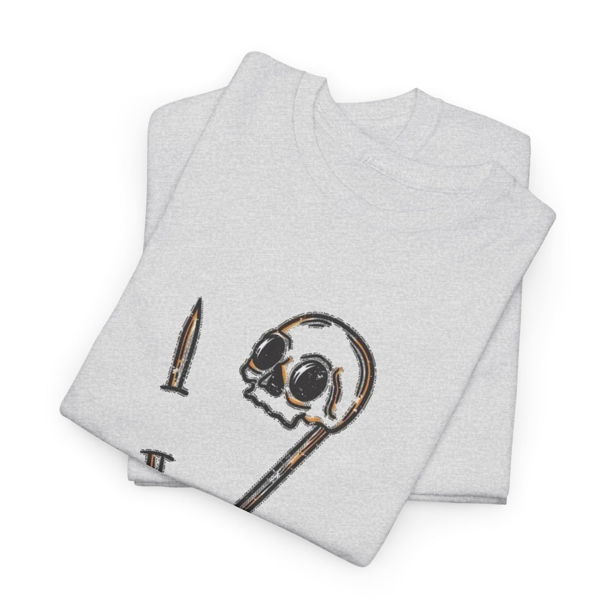 Skull and Safety Pin “Safe With Me” T-Shirt Men's Tee
