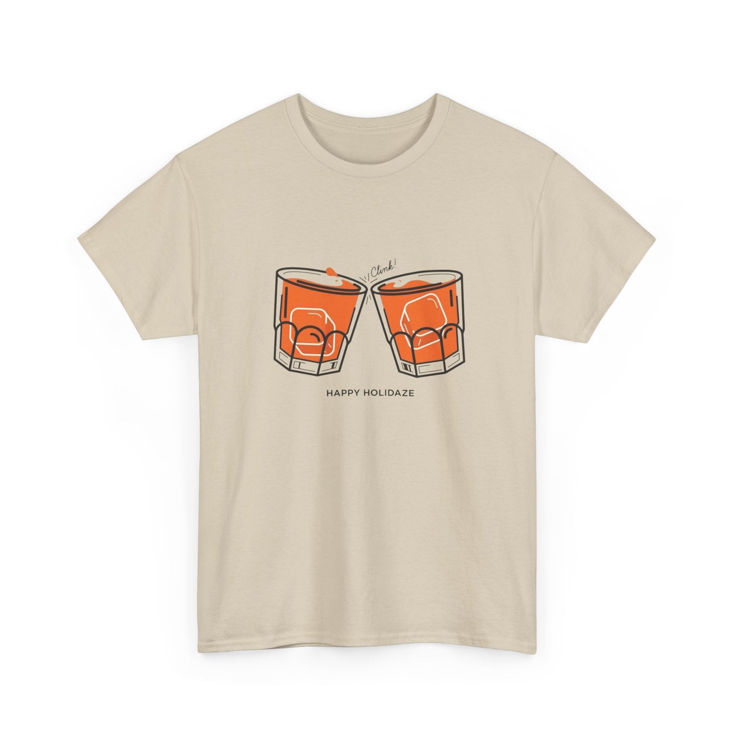 Happy Holidaze Drinks Graphic T Shirt ADULT NEW