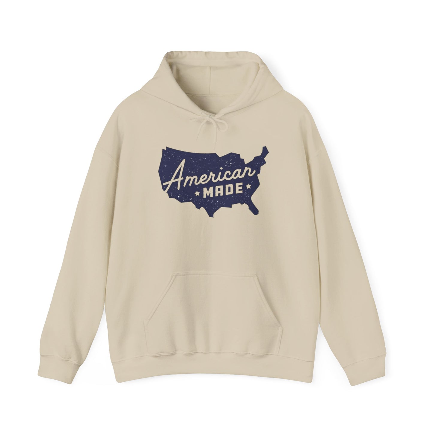 American Made State Graphic Hoodie Unisex Heavy Blend™ Hooded Sweatshirt