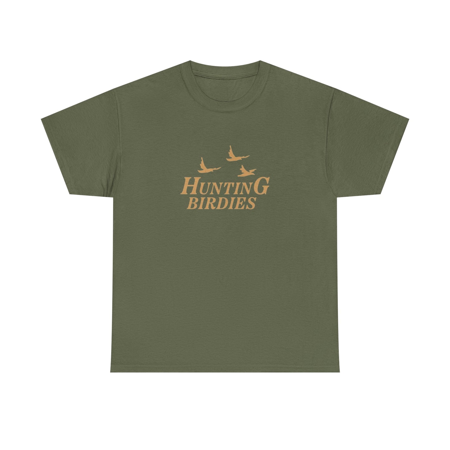 Hunting Birdies Outdoors Graphic T Shirt ADULT NEW Unisex Heavy Cotton Tee