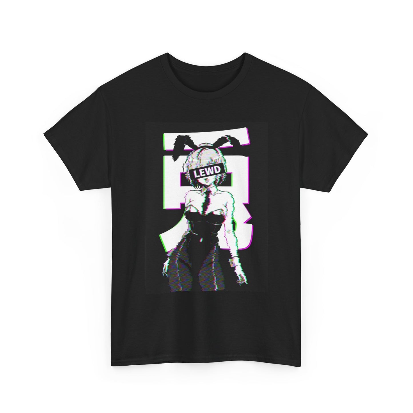 Waifu Lewd Graphic T Shirt Retro Anime Gaming Unisex Heavy Cotton Tee