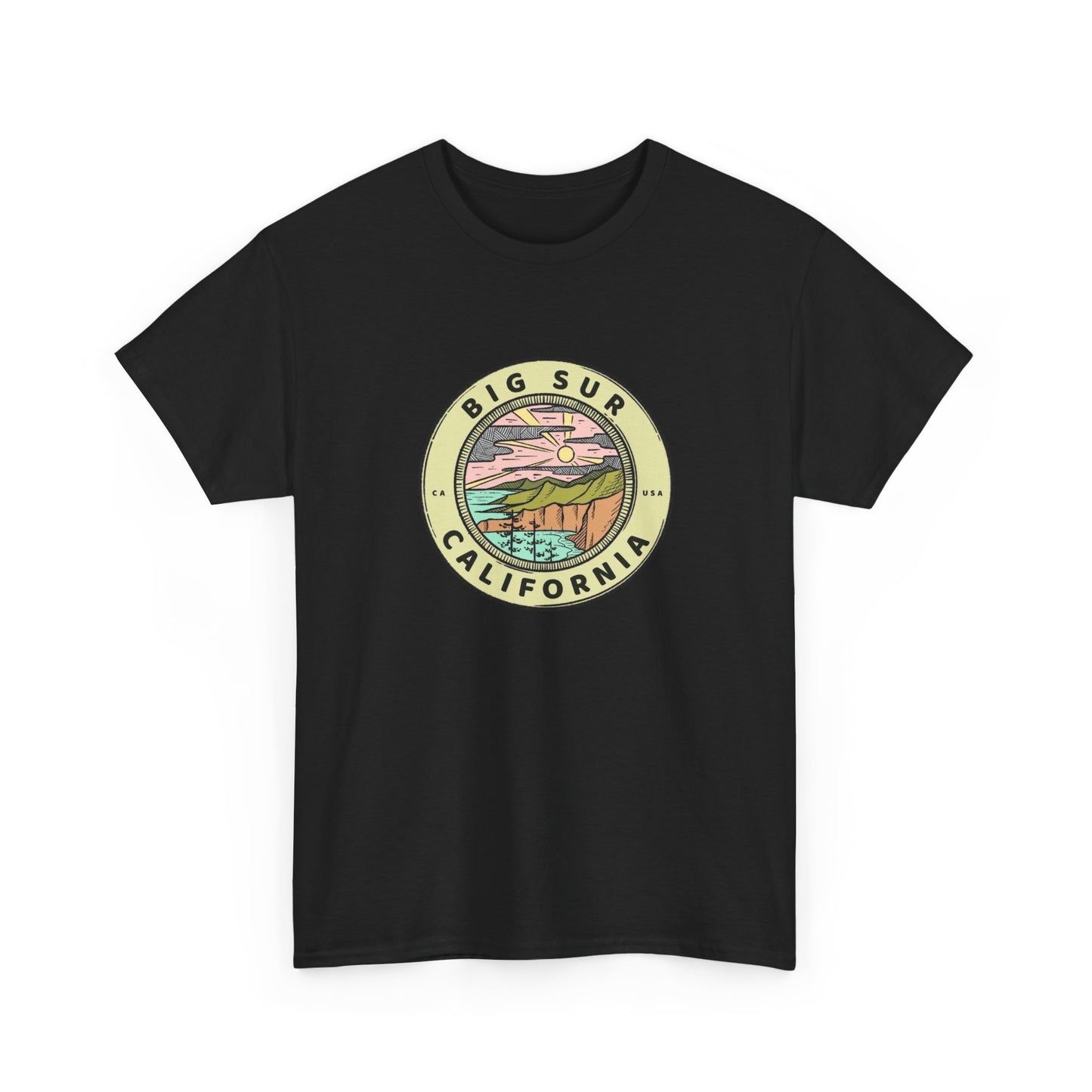 Big Sur California Graphic T Shirt NEW Adult Tee