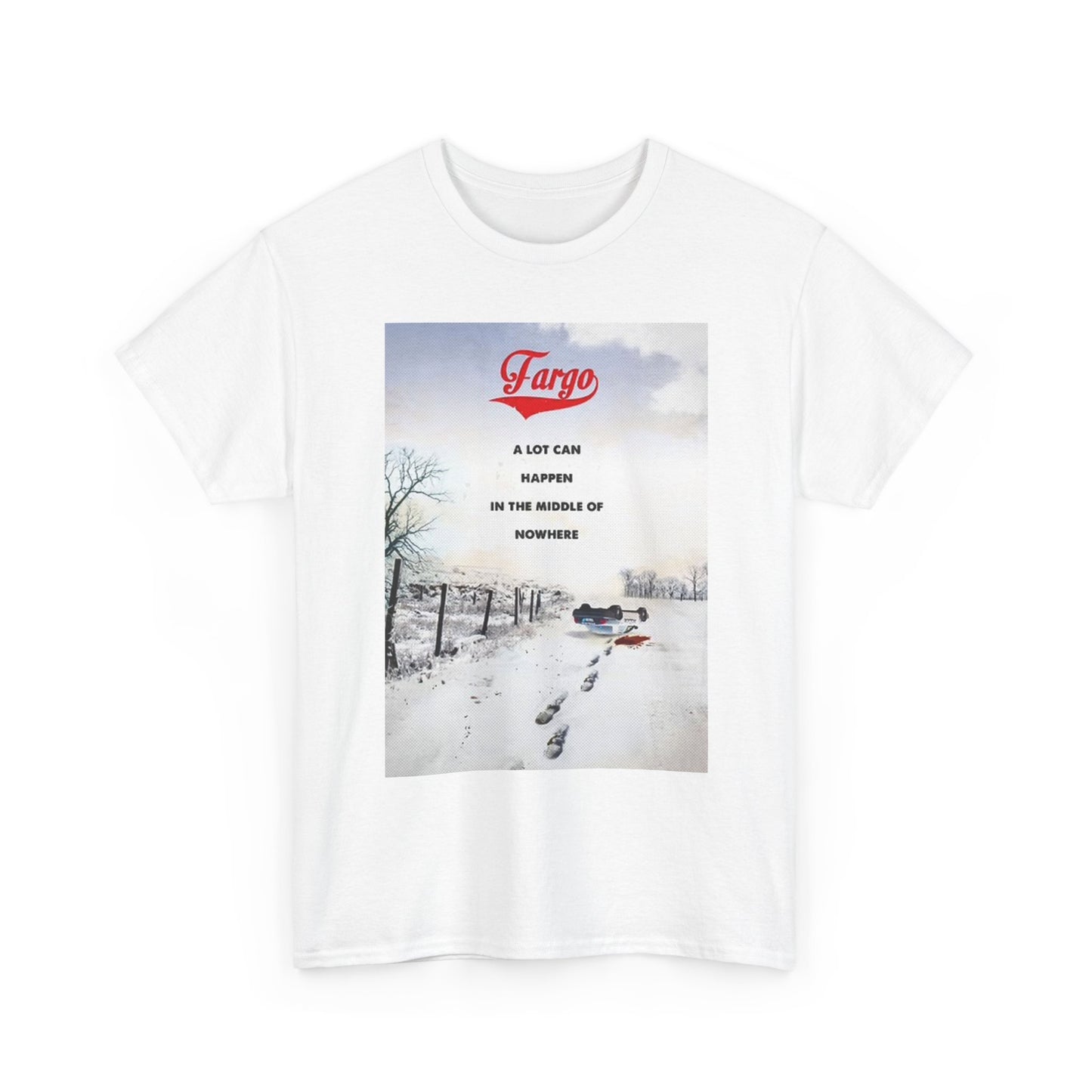 Fargo Graphic T Shirt Vintage Tv Series Retro Unisex Heavy Cotton Tee