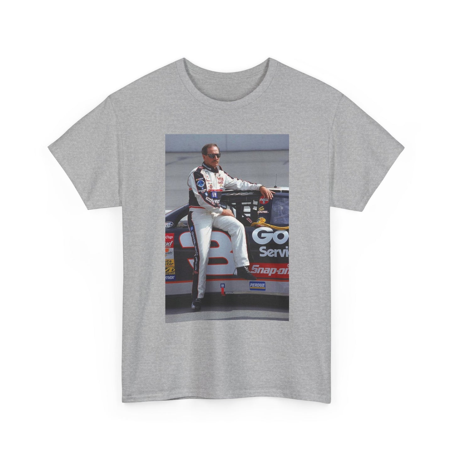 Dale Earnhardt Vintage Racing Graphic Retro Unisex Heavy Cotton Tee Classic