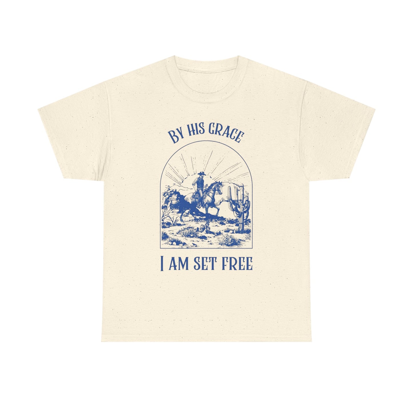 By His Grace God Graphic T Shirt ALL SIZES Tee Unisex Heavy Cotton