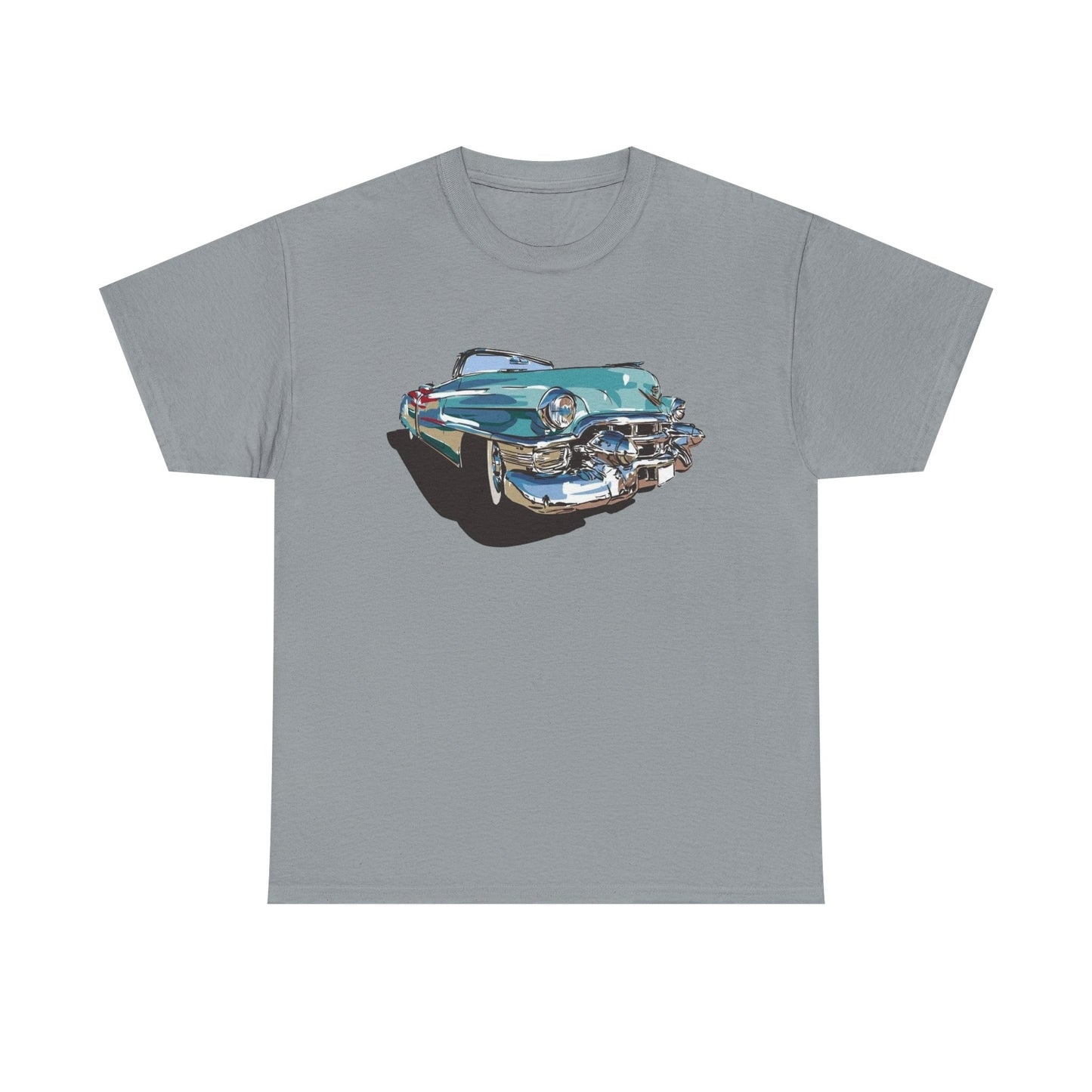 50's Caddy Retro Classic Cars Graphic T Shirt NEW Unisex Heavy Cotton Tee
