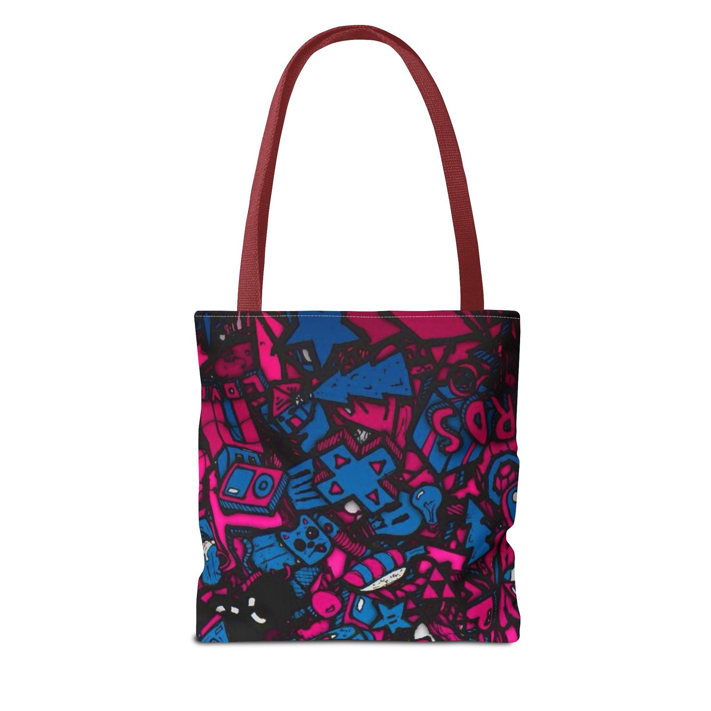 Cartoon Characters All Over Print BRAND NEW Purse, Pocketbook,Travel Tote Bag
