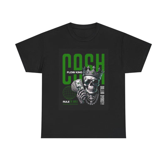 Cash Flow King T Shirt Vintage Apparel Mens Womens Unisex Heavy Cotton Tee