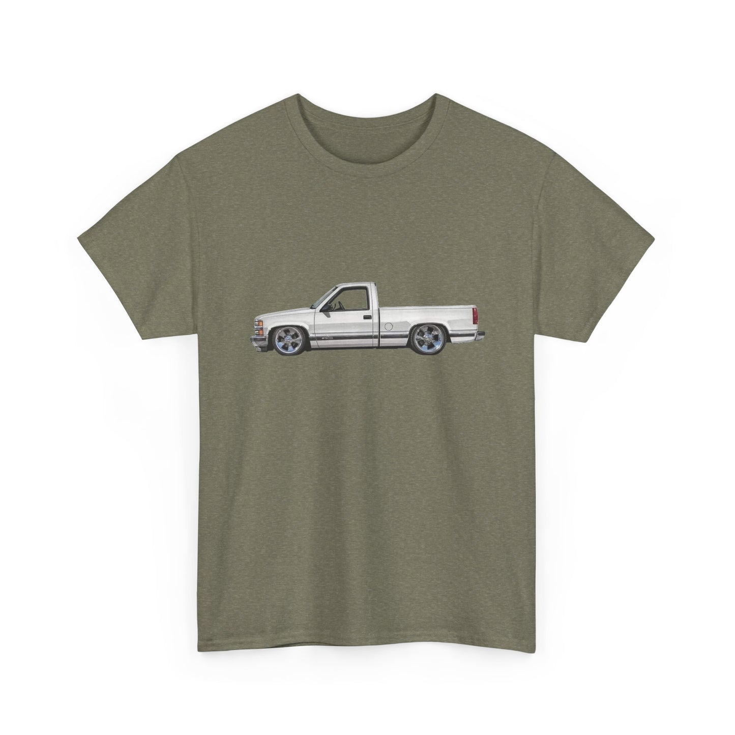 90's OBS Chevy Truck Graphic T Shirt Unisex Heavy Cotton Tee NEW
