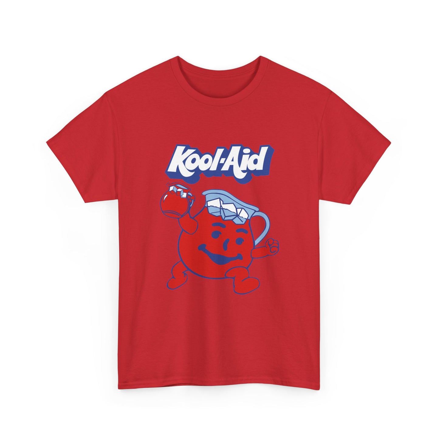 Kool Aid Shirt Funny Poster Retro 90s Nostalgic Logo Vintage Unisex Heavy Cotton