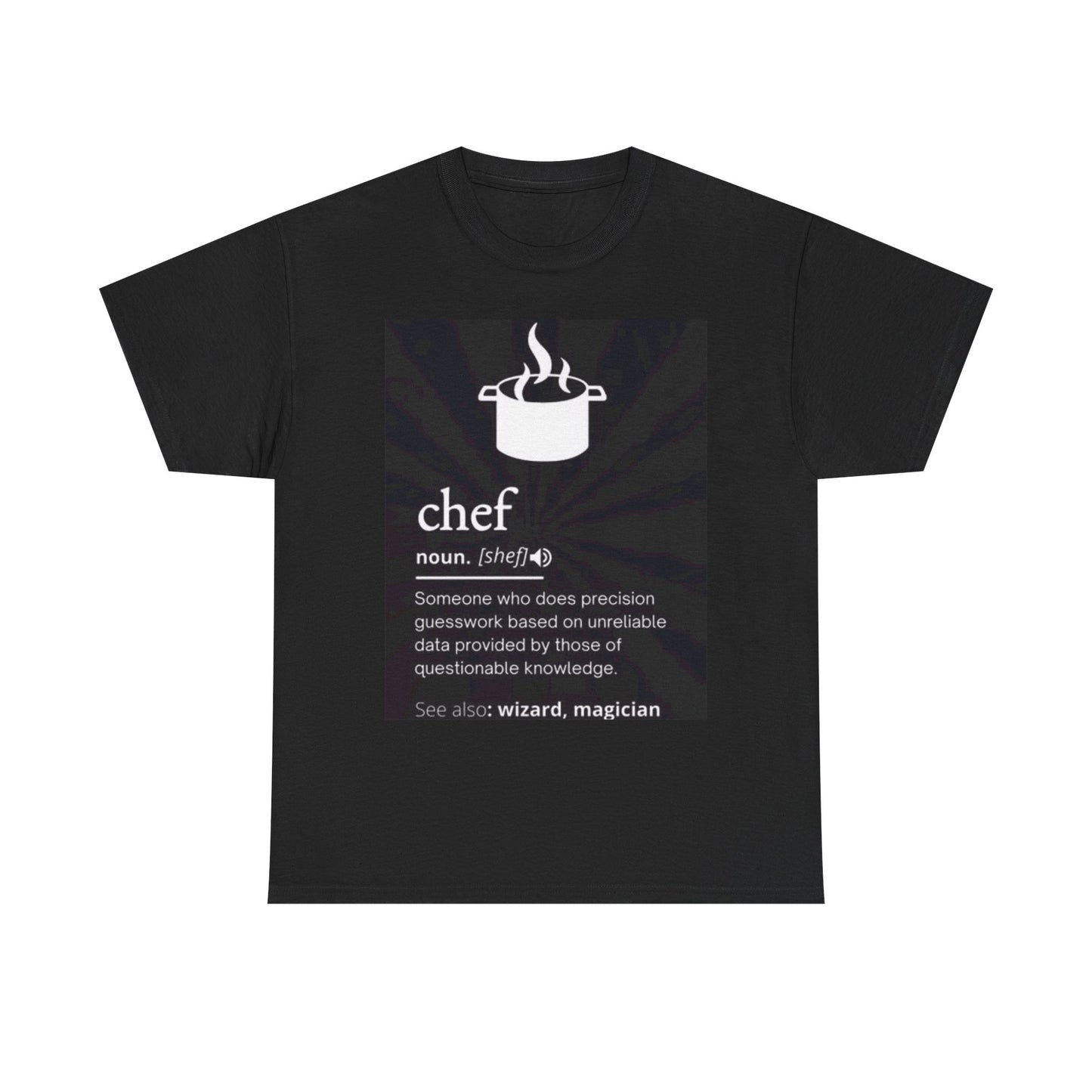 Chef Definition Graphic T Shirt Funny Kitchen Sous Chefs Catering Unisex