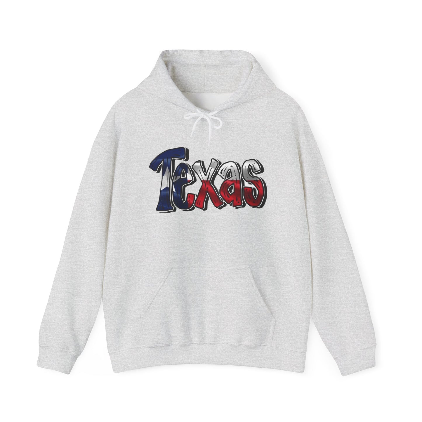 Texas American Flag USA Graphic Hoodie NEW Unisex Heavy Blend™ Hooded Sweatshirt
