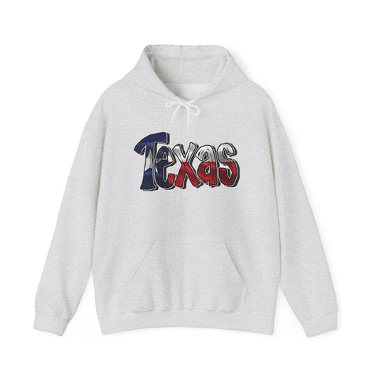 Texas American Flag USA Graphic Hoodie NEW Unisex Heavy Blend™ Hooded Sweatshirt