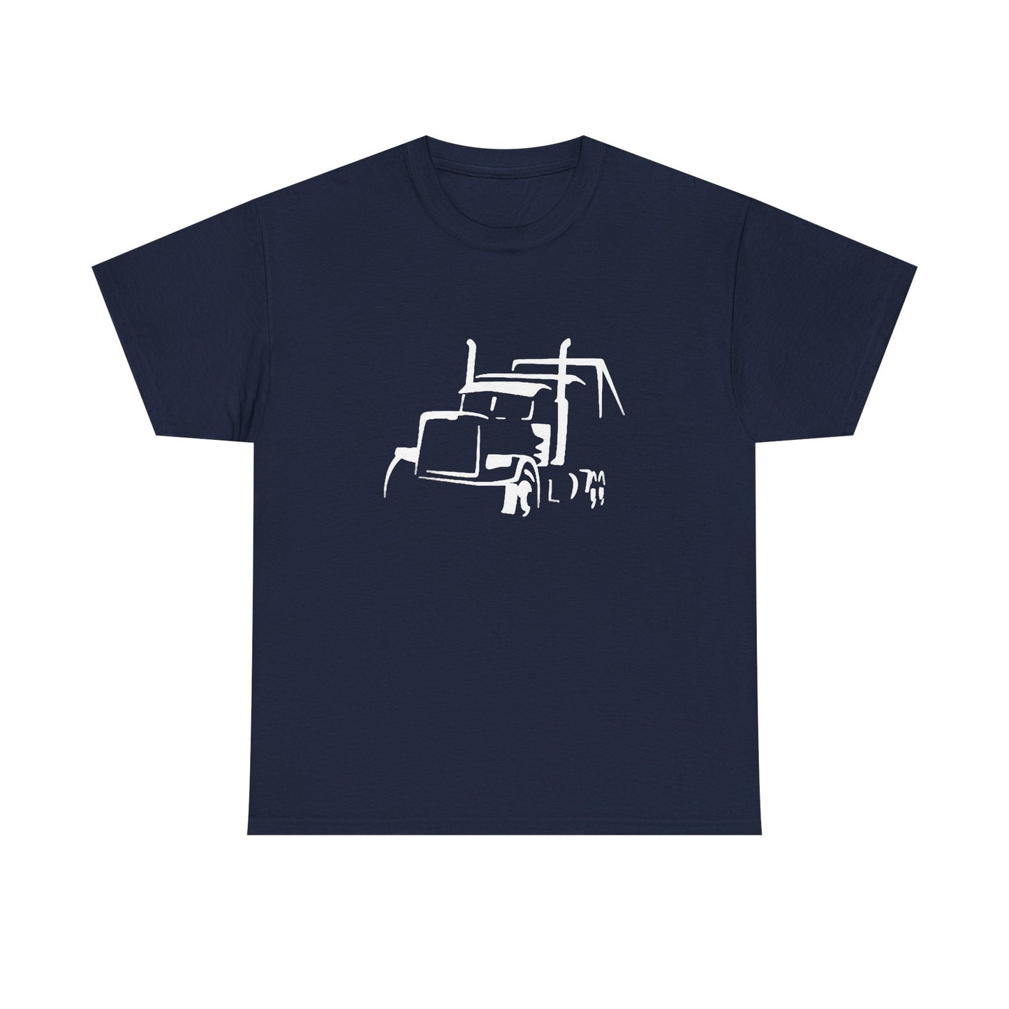 Semi Truck Trailer Hauling Graphic T Shirt NEW Adult Regular Sizing Tee