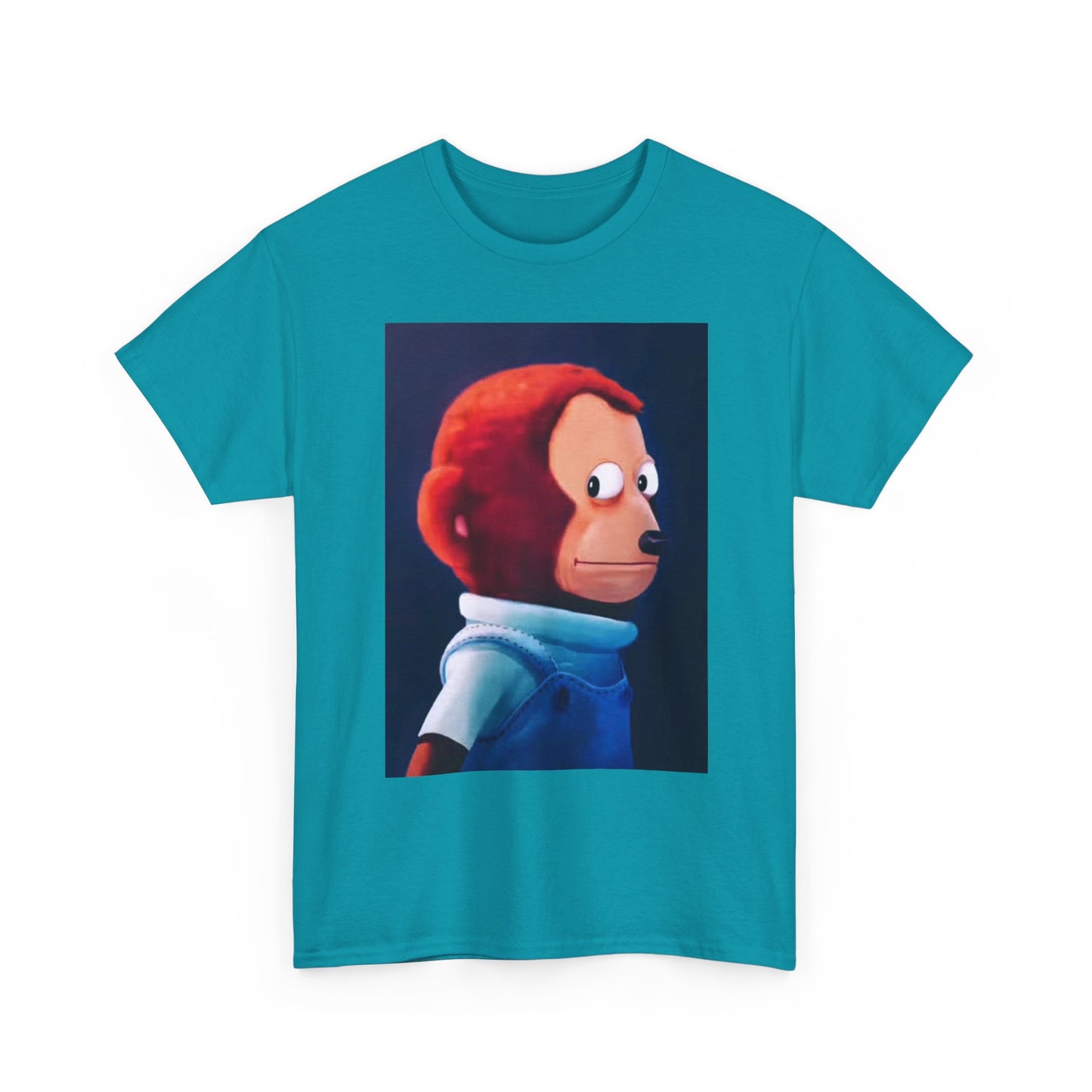 Funny Side Eye Jokes T Shirt MEME Comedy Cartoon Painting Unisex Heavy Cotton