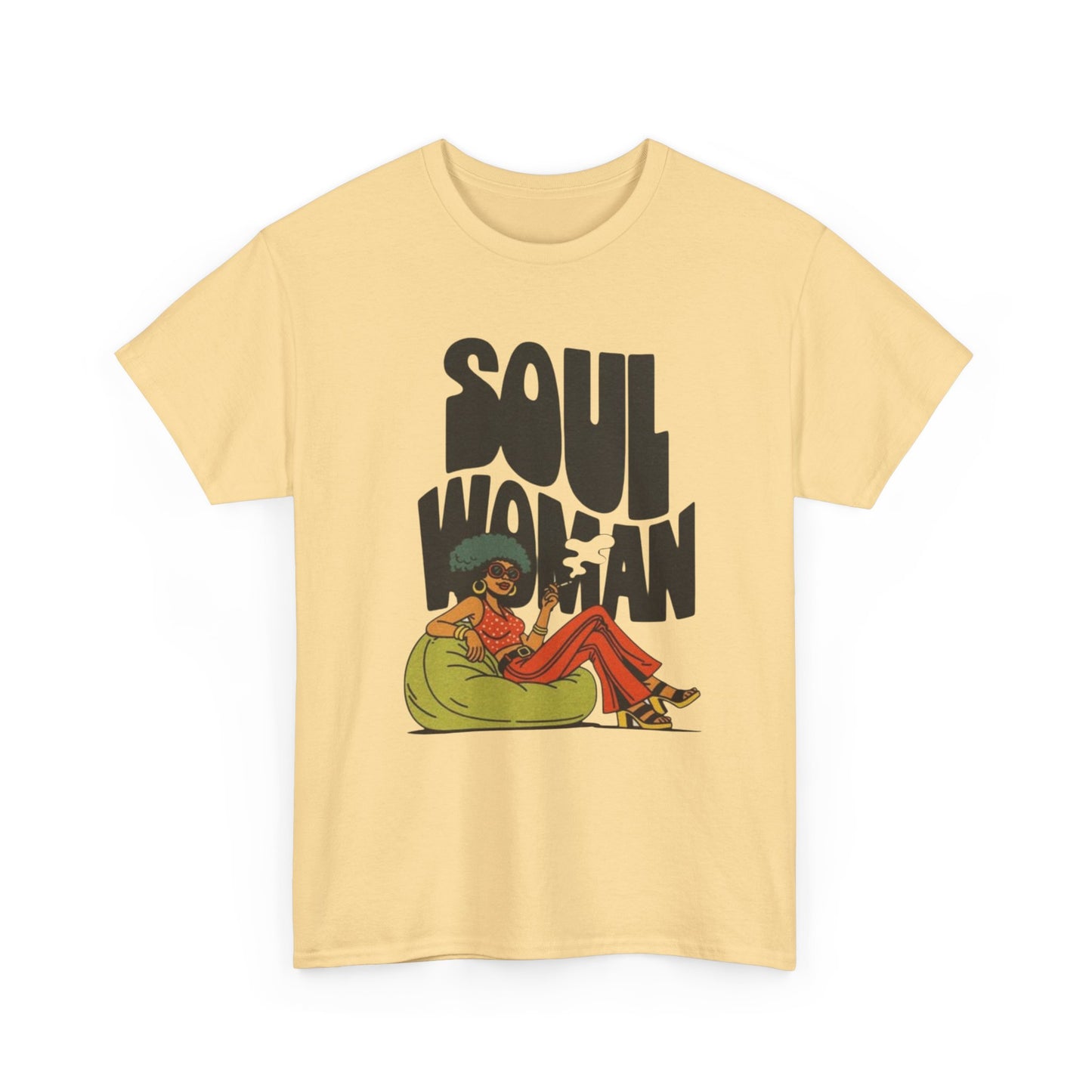 Soul Woman Graphic T Shirt ADULT NEW Unisex Heavy Cotton Tee