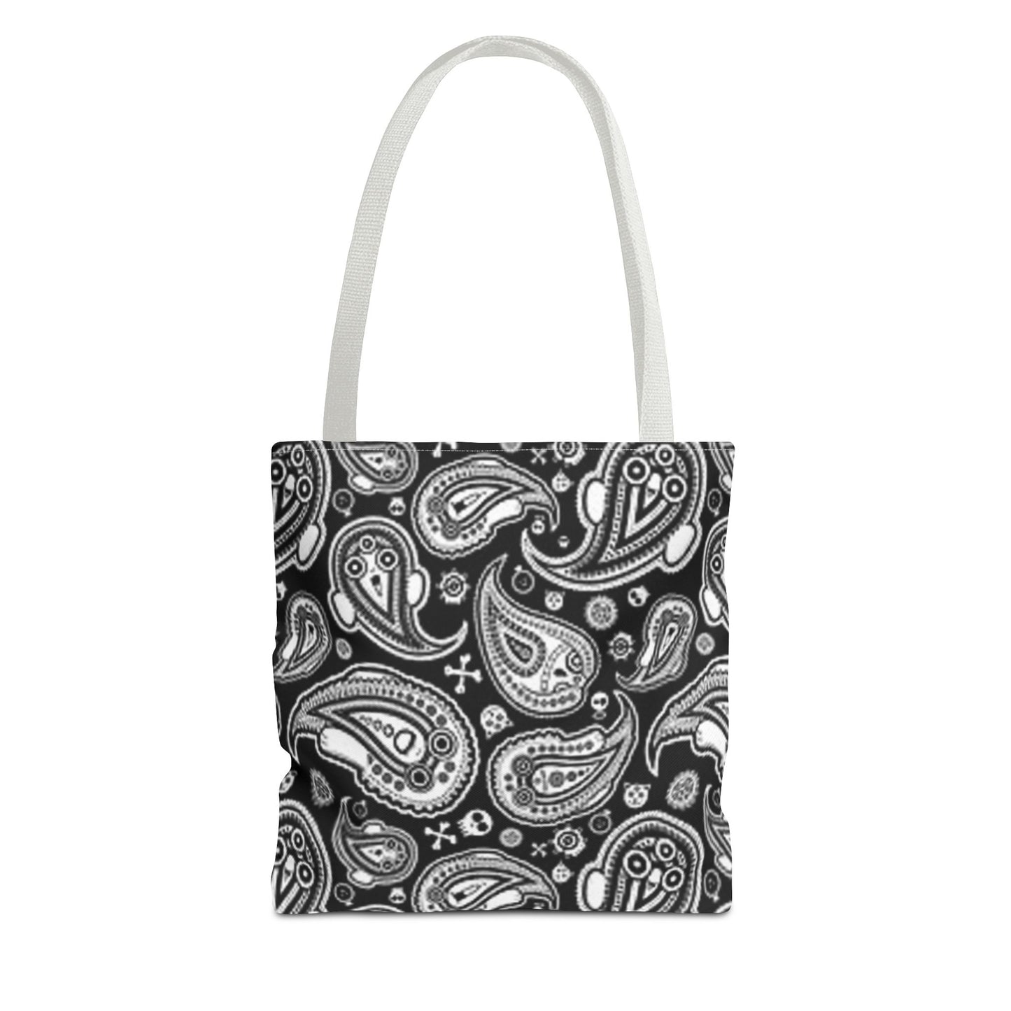 Black Paisley Multi Color BRAND NEW MODERN Tote Bag (AOP)