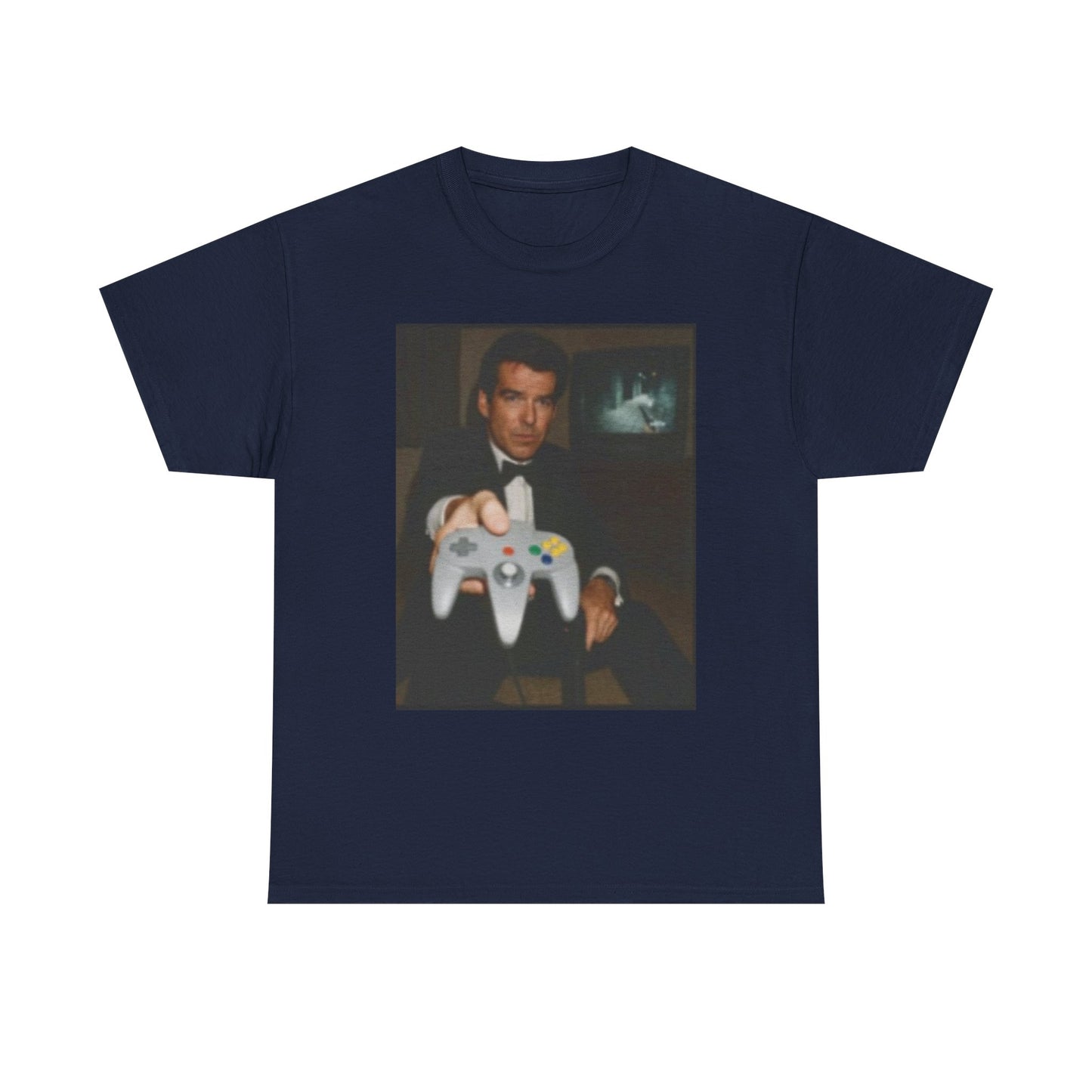 James Bond Golden eye Vintage Graphic T Shirt Unisex Heavy Cotton Tee Gaming 90s