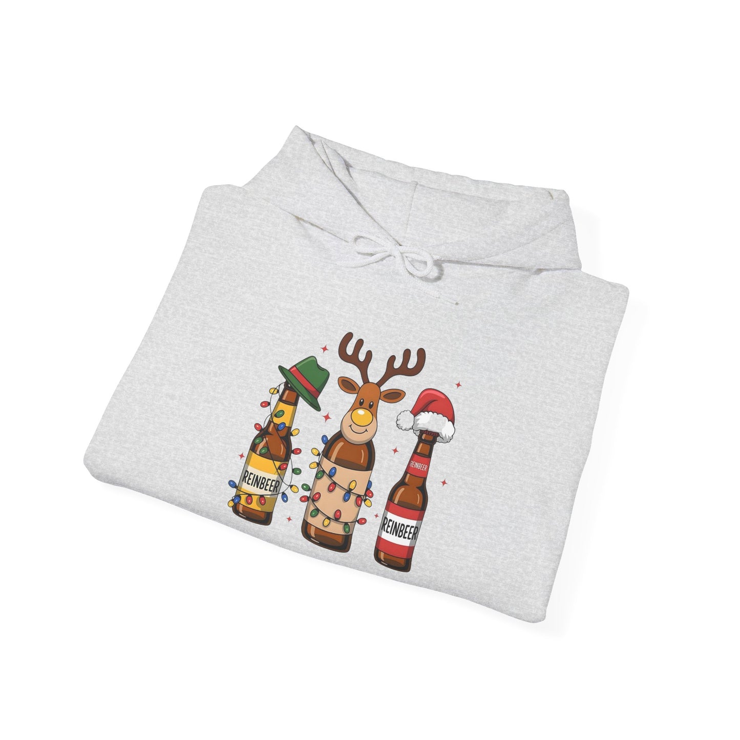 Christmas Beers Funny Graphic Hoodie Unisex Heavy Blend™ Hooded Sweatshirt