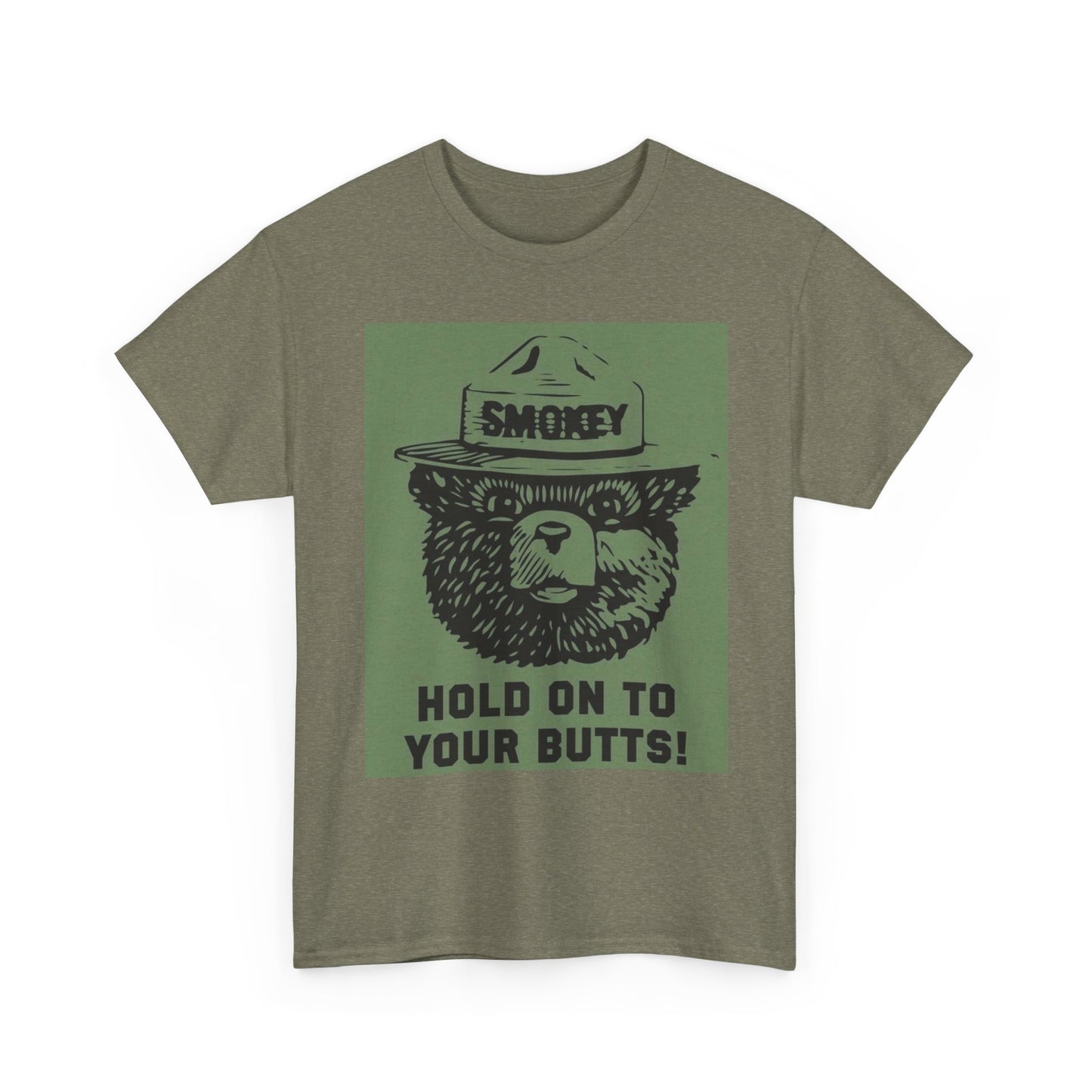 Smokey The Bear Graphic T Shirt Cotton Tee