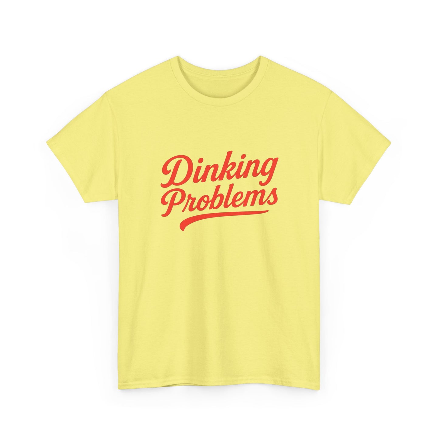 Pickle Ball Dinkin Problems Graphic T Shirt Heavy Cotton Tee NEW ADULT UNISEX