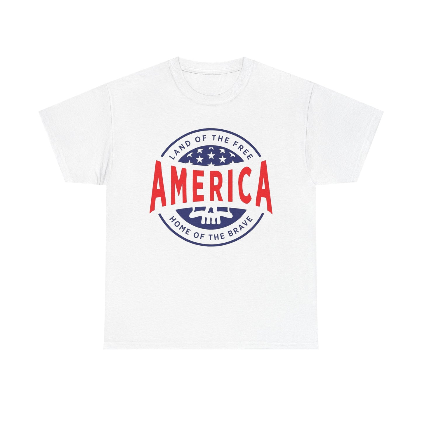 America Home Of The Brave Graphic T Shirt ADULT NEW