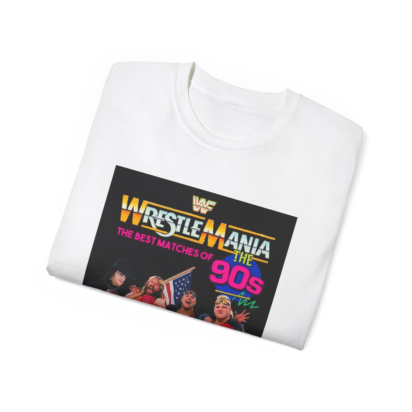 WWF wwe wrestle mania vintage 90s wrestling retro Unisex Ultra Cotton Tee