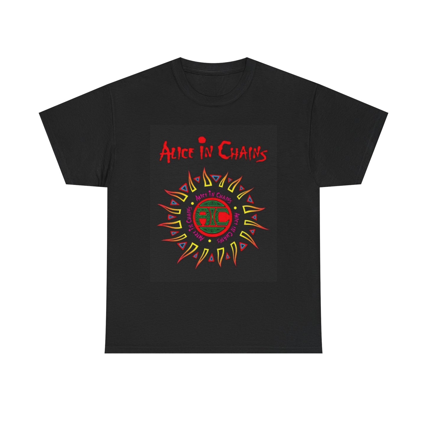 Alice In Chains Graphic T Shirt Retro Rock Band Merch Unisex Heavy Cotton Tee