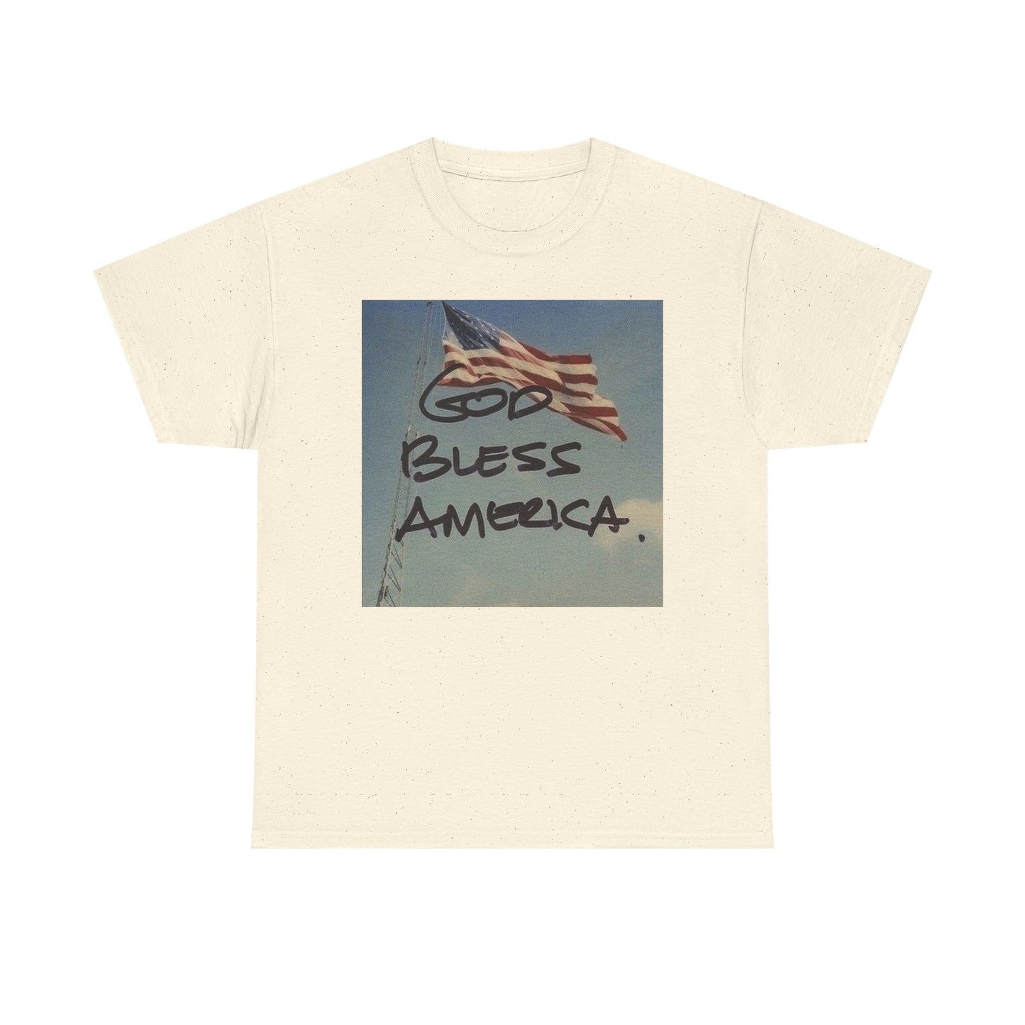 God Bless America Graphic T Shirt Unisex Heavy Cotton Tee