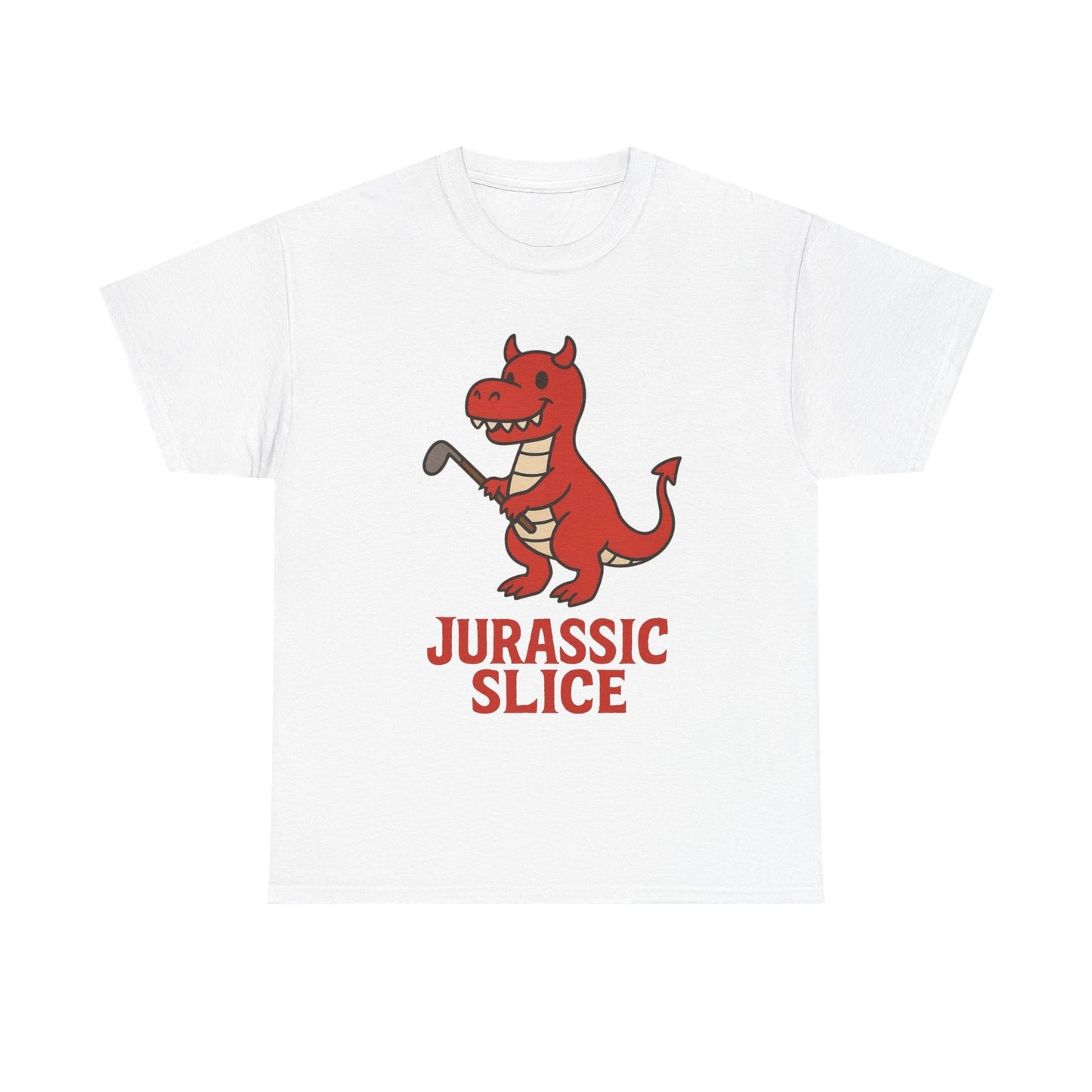 Jurassic Slice Golfing Funny Graphic T Shirt ADULT NEW