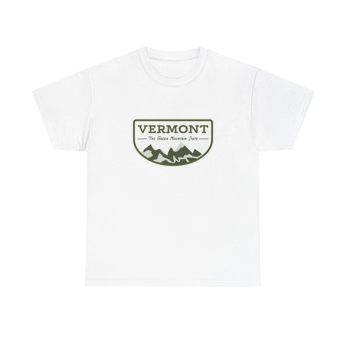 Vermont Graphic T Shirt Heavy Cotton Tee