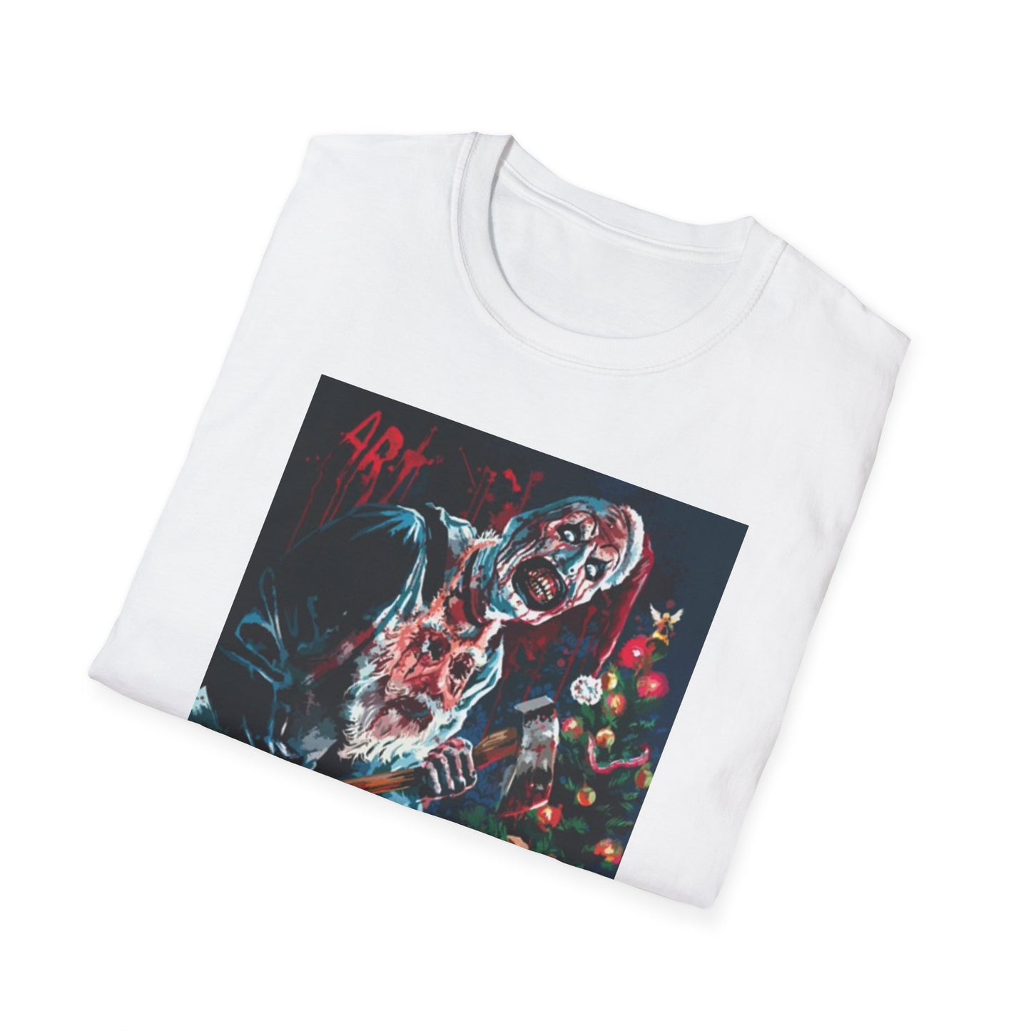 Terrifier Graphic T Short Horror Christmas Movie Funny Gift Unisex Softstyle