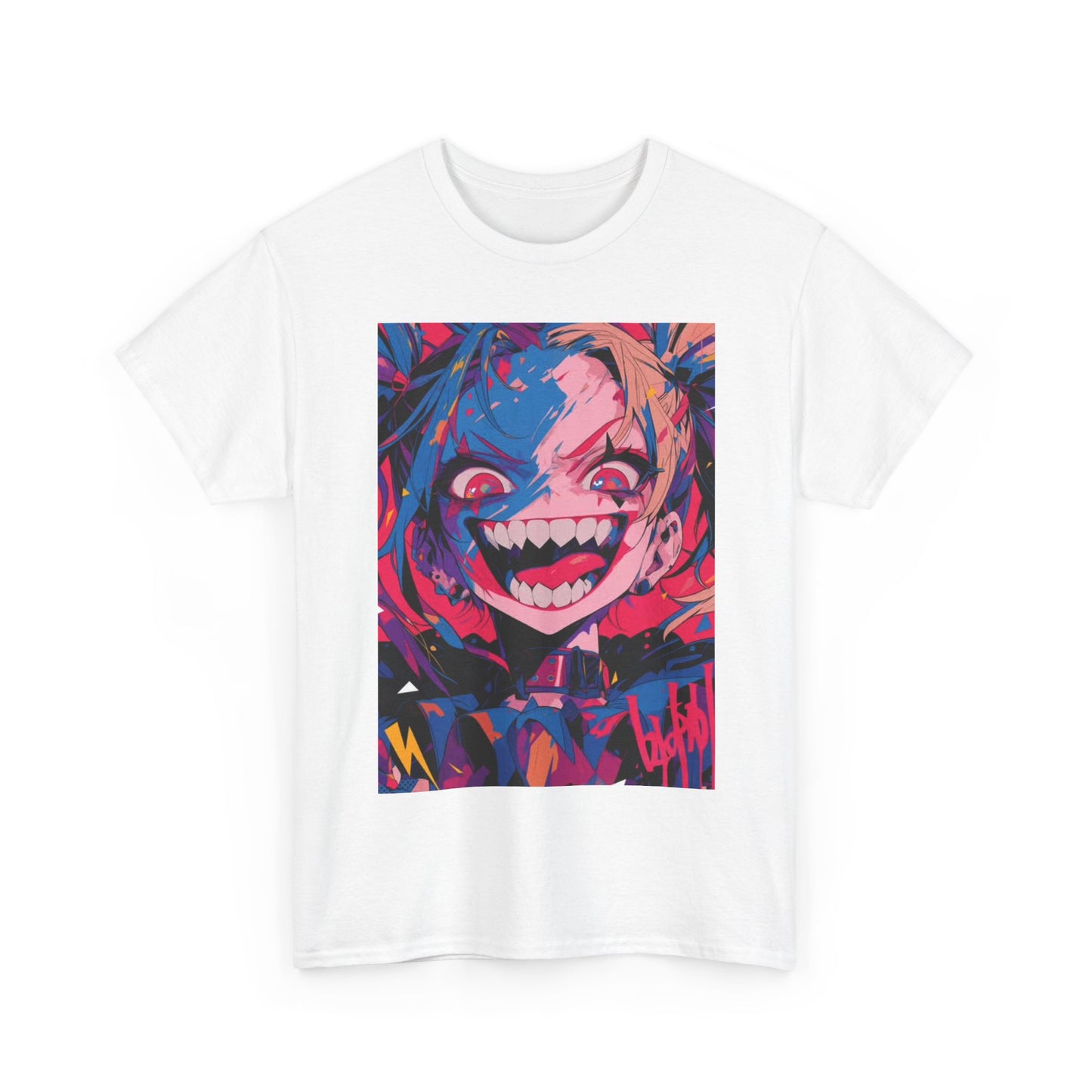 Waifu Anime T-shirt Girl Graphic Cartoon Retro Gaming Unisex Heavy Tee Gamer TT