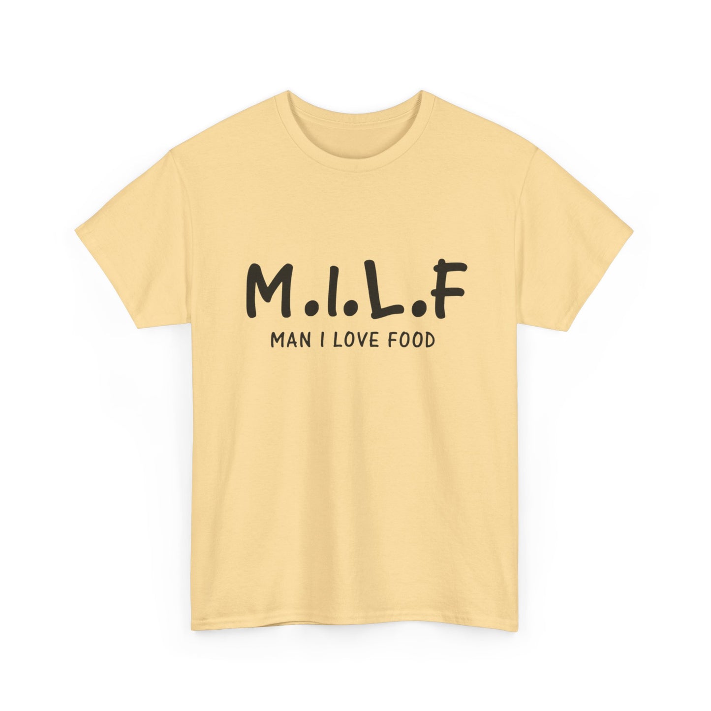 MILF Funny Food Jokes Graphic T Shirt NEW ADULT Unisex Heavy Cotton Tee