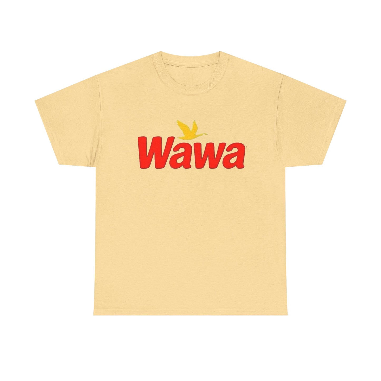 Wawa Funny Gas Station Graphic T Shirt Unisex Heavy Tee NEW