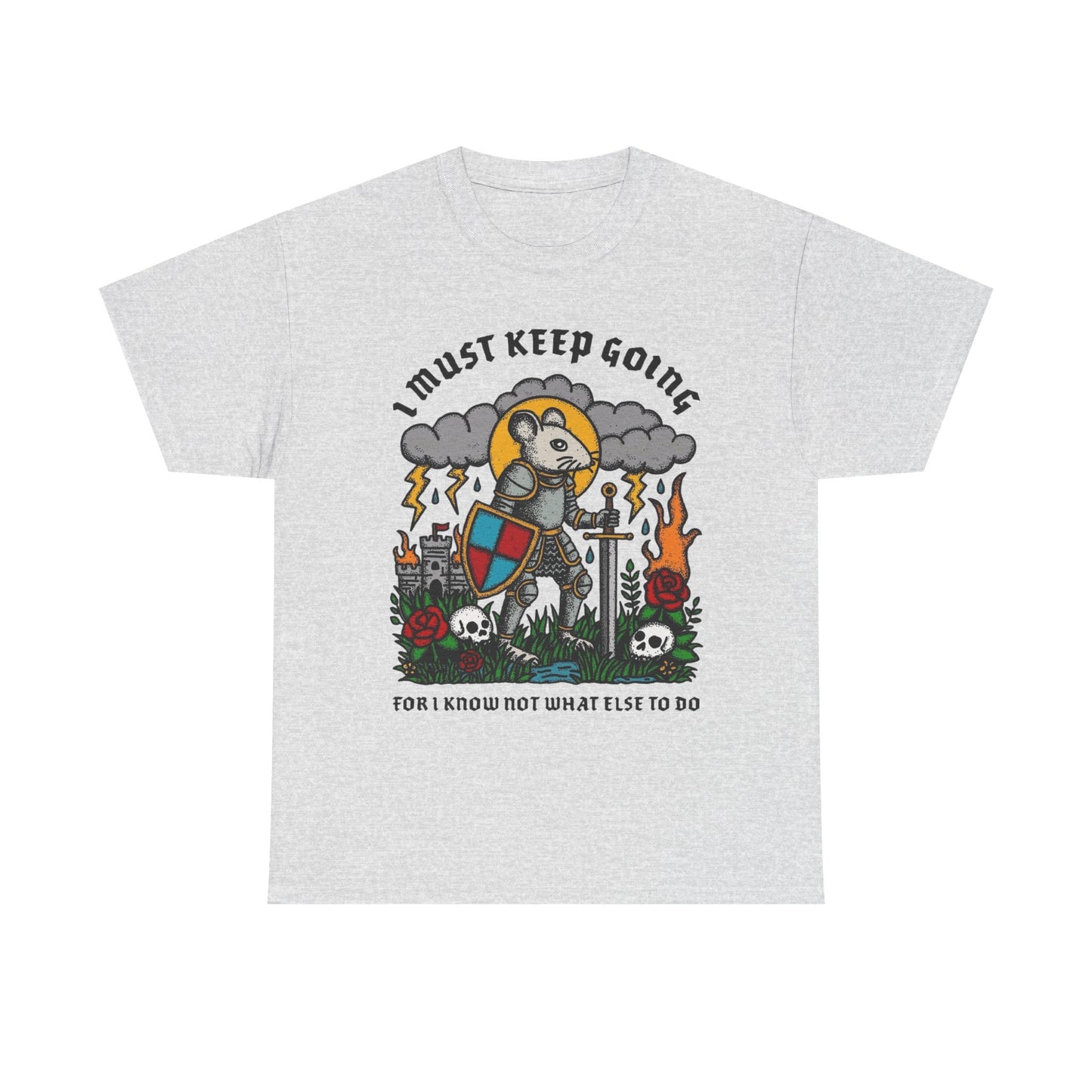 I Must Keep Going Graphic T Shirt NEW ADULT TEE VINTAGE