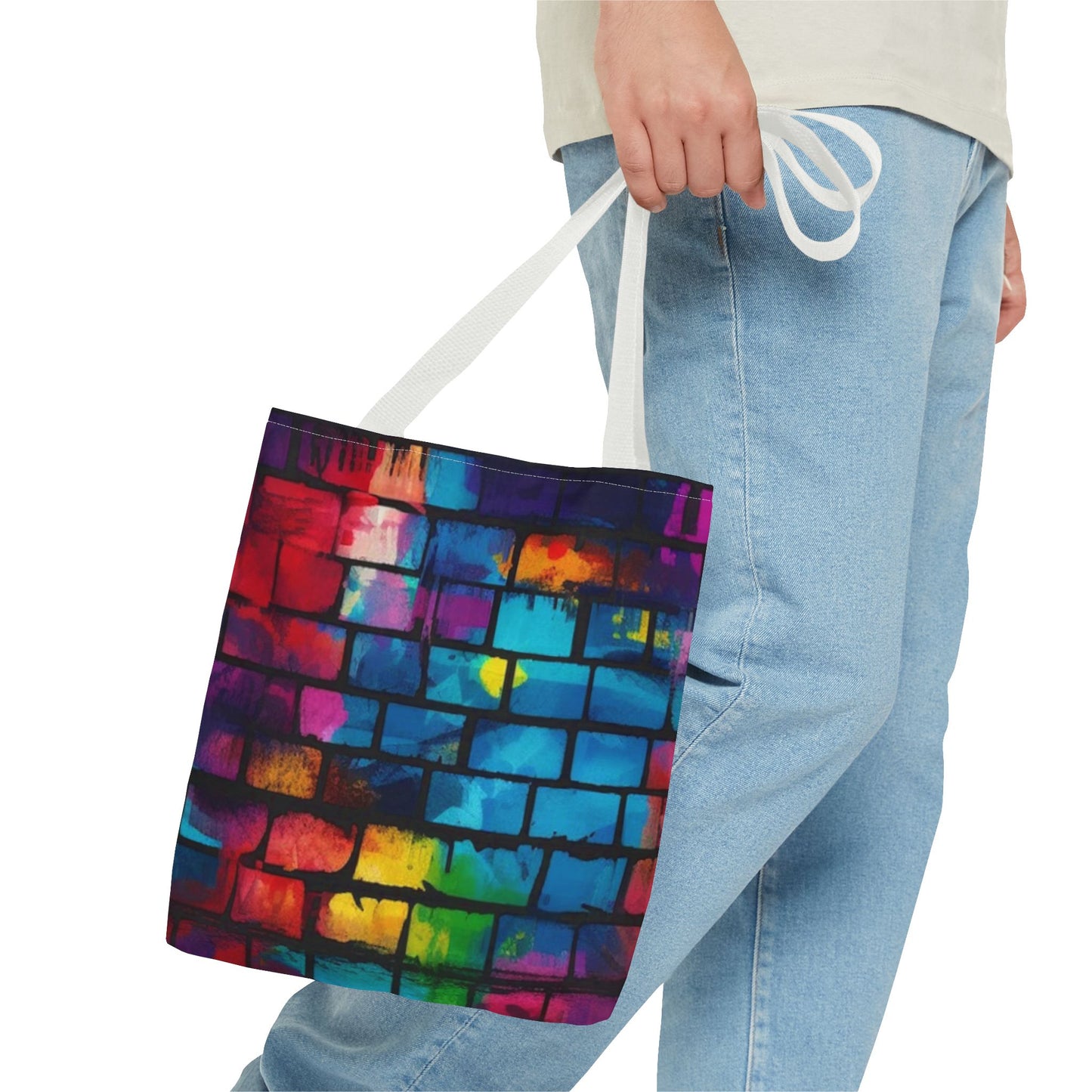 Rainbow Brick BRAND NEW Modern Purse - Pocketbook - Travel Tote Bag (AOP)