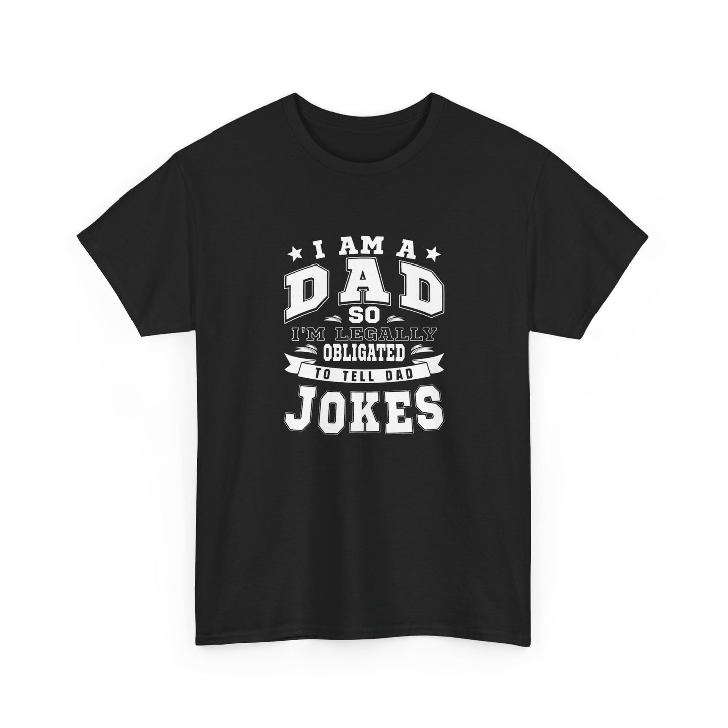 Dad Jokes Humor Graphic T Shirt Unisex Heavy Cotton Tee