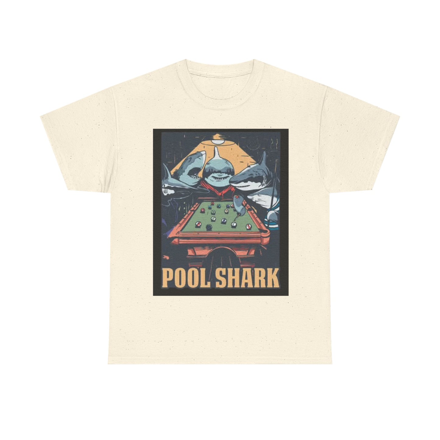 Pool Shark T Shirt Retro Funny Graphic T Vintage Pool Hall Rogan Unisex