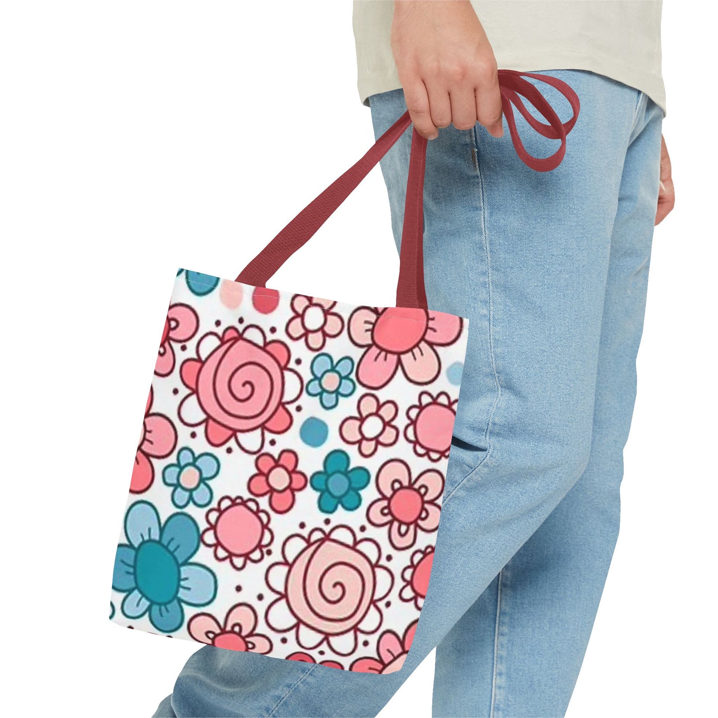 Pink Floral All Over Print BRAND NEW Purse - Pocketbook - Travel Tote Bag