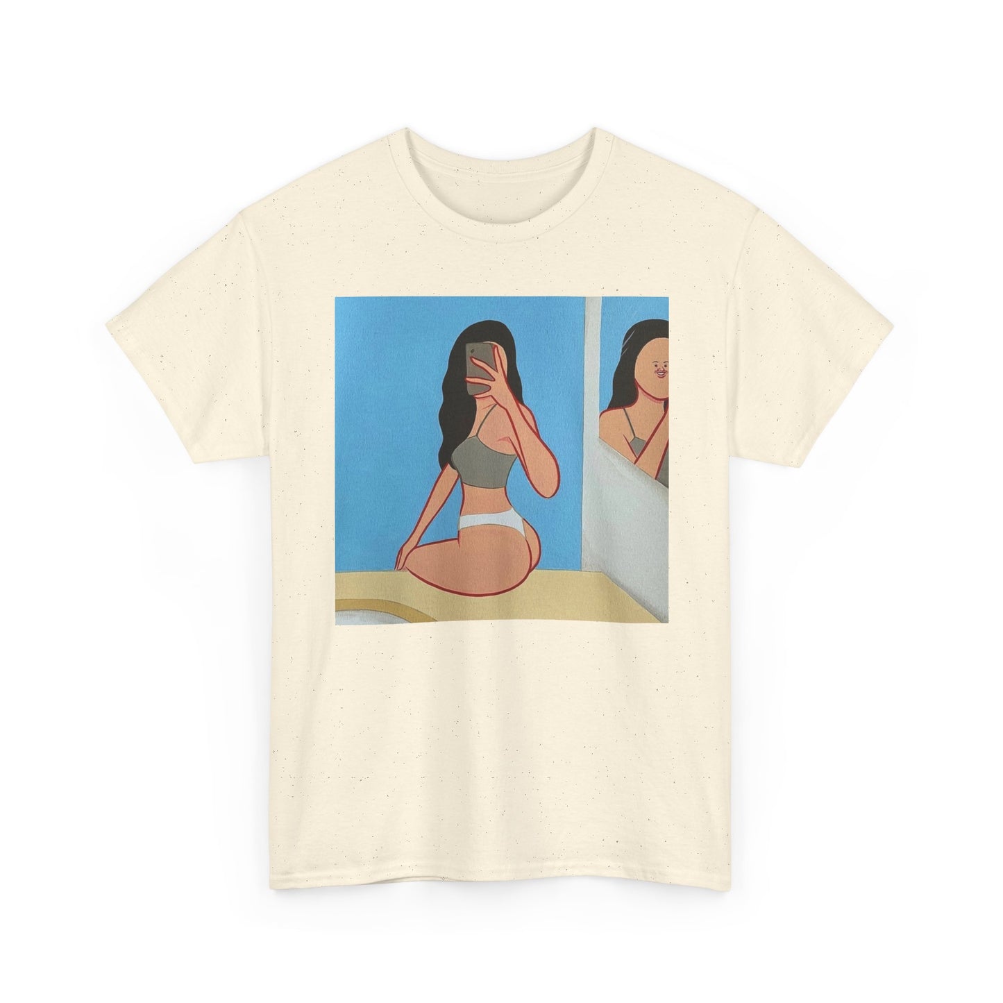 Funny Selfie Tinder Jokes Graphic T-Shirt Comfy Cotton Tee Brand NEW