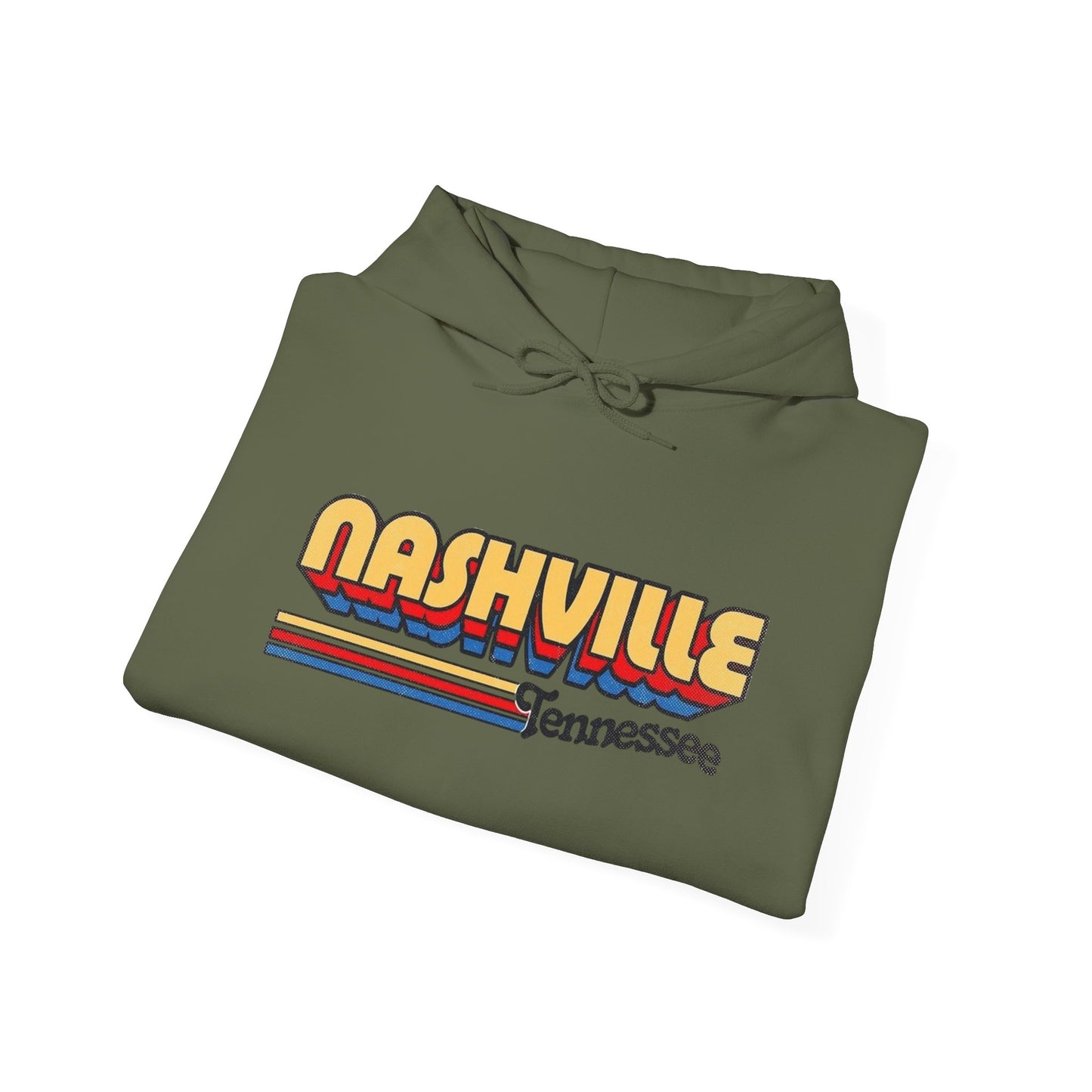 Nashville Tennessee Graphic Hoodie Unisex Heavy Blend™ Hooded Sweatshirt