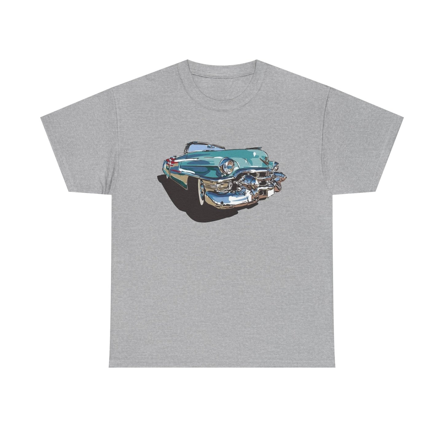 50's Caddy Retro Classic Cars Graphic T Shirt NEW Unisex Heavy Cotton Tee
