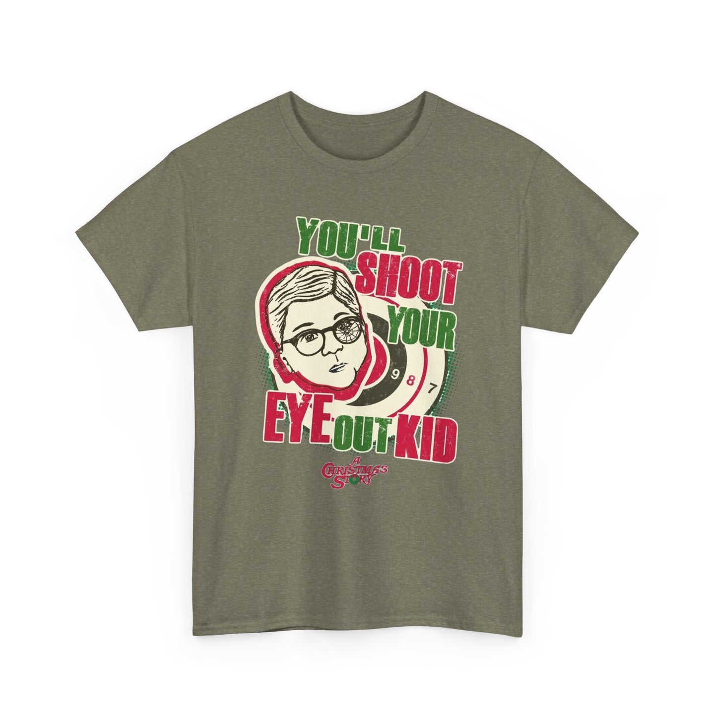 A Christmas Story Funny Retro Graphic T Shirt NEW Unisex Heavy Cotton Tee