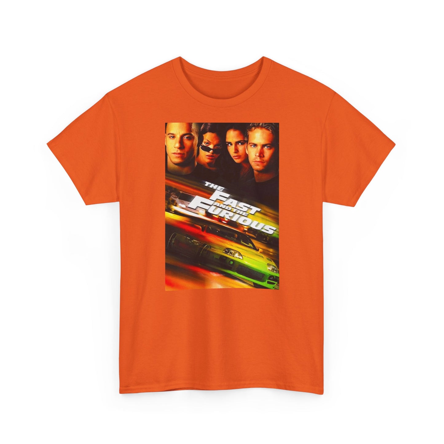 Fast and the furious T-shirt Retro Movie car club Cali Unisex Heavy Cotton Tee