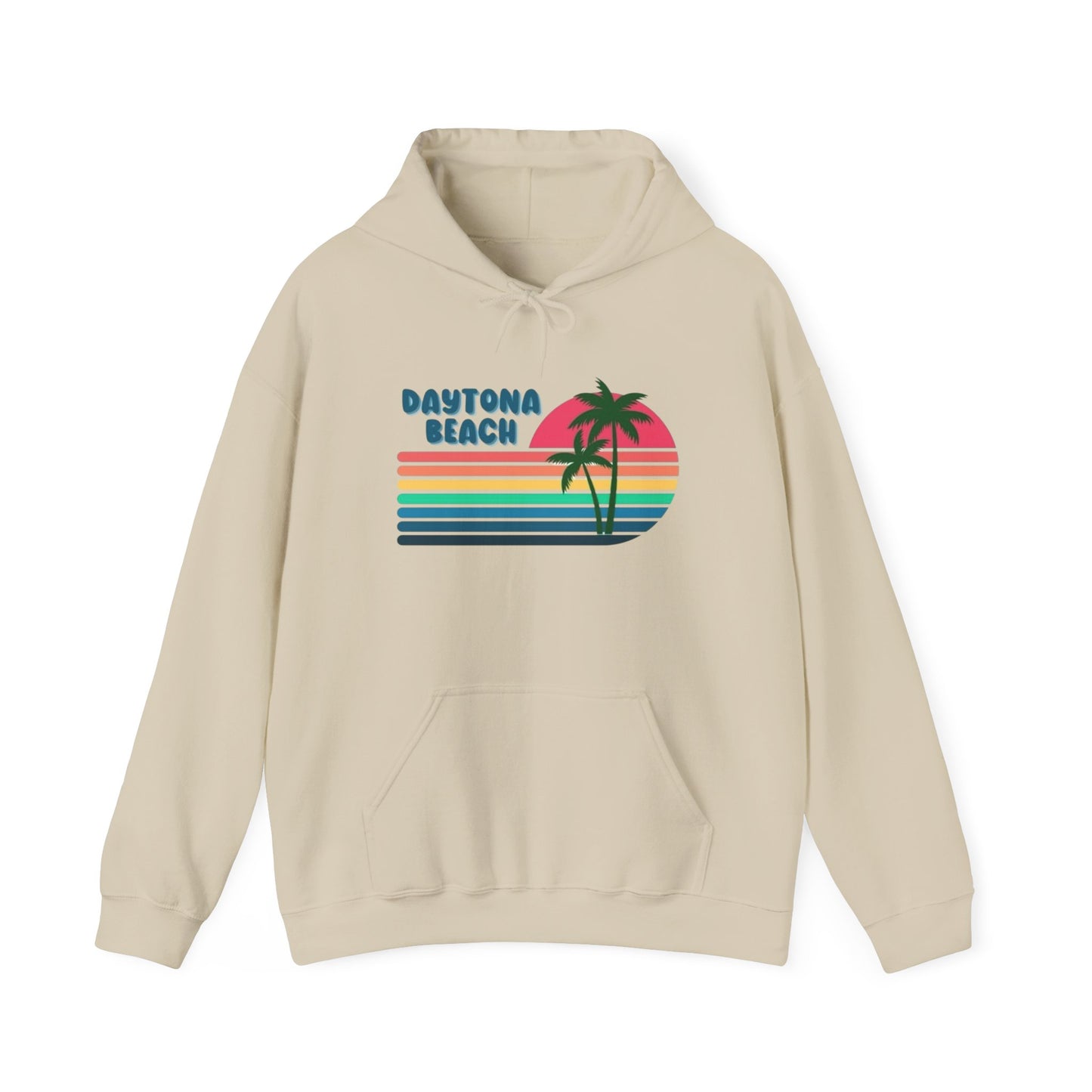 Daytona Beach Graphic Hoodie Hooded Sweatshirt NEW ADULT