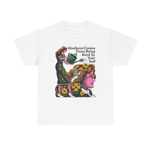 Be Kind To Yourself Graphic T Shirt Unisex Heavy Cotton Tee Gift Vintage