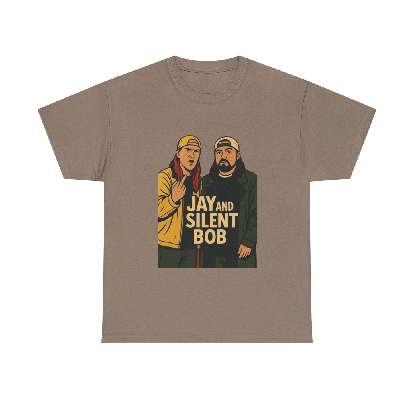 Jay And Silent Bob Comedy Graphic T Shirt NEW Unisex Heavy Cotton Tee