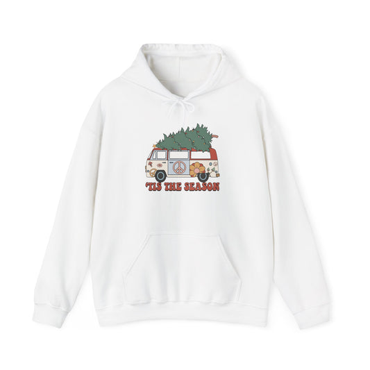 Tis The Season Christmas Graphic Hoodie Unisex Heavy Blend™ Hooded Sweatshirt